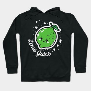 Lime Juice Kawaii Bartender Retro Hoodie